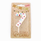 Свеча в торт на день рождения «Цифра 7», 5.5 см - Фото 3