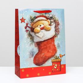 Пакет ламинированный "Подарочек", 31 x 42 x 12 см