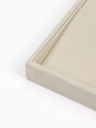 Подставка для украшений QF, 10 крючков и 7 полос для колец, 35×24×3 см, бежевая - Фото 6