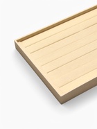 Подставка для колец 7 полос QF, флок, 35×24×3 см, бежевая - Фото 3