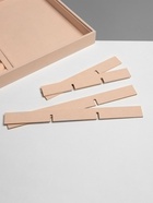 Подставка для украшений QF 9 ячеек и 12 полос для колец, флок, 35×24×3 см, бежевая - Фото 5