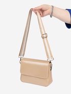 Ручка для сумки, стропа, 135±3×3.8 см, бежевая, белая - Фото 8