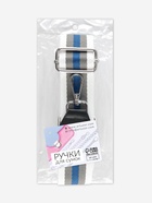 Ручка для сумки, стропа с кожаной вставкой, 140×3.8 см, белая, синяя - Фото 9