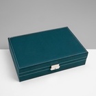 Шкатулка для украшений, флок, 28×19×6.5, морская - Фото 6