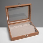 Шкатулка для украшений Amaya, 12 крючков, 20×15×4.5 - Фото 4