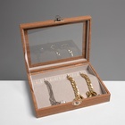 Шкатулка для украшений Amaya, 12 крючков, 20×15×4.5 - Фото 2