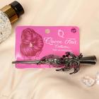 Зажим для волос "Флора" 12,5 см листики - Фото 3