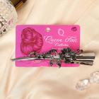 Зажим для волос "Флора" 12,5 см ажурный цветок - Фото 3