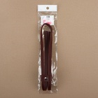 Утяжка для сумки, 85×0.8 см, цвет коричневый, серебряный - Фото 3