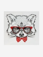 Термонаклейка «Енот в очках», 16.5×19 см - Фото 5