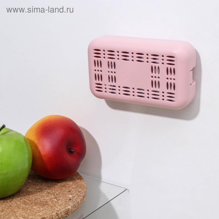 Поглотитель запаха для холодильника, 12×7×3 см, цвет МИКС - Фото 1