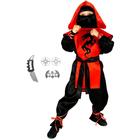 Карнавальный костюм «Ниндзя: чёрный дракон» с оружием, р. 30, рост 116 см, цвет красный - фото 9095565