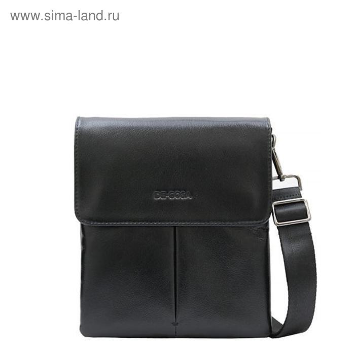 332-68 79824-3-168 Мужская сумка кожаная De-Gosa Черный - Фото 1