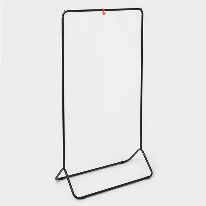 Стойка для одежды «Радуга», 82,5×42×150 см, чёрная - Фото 1