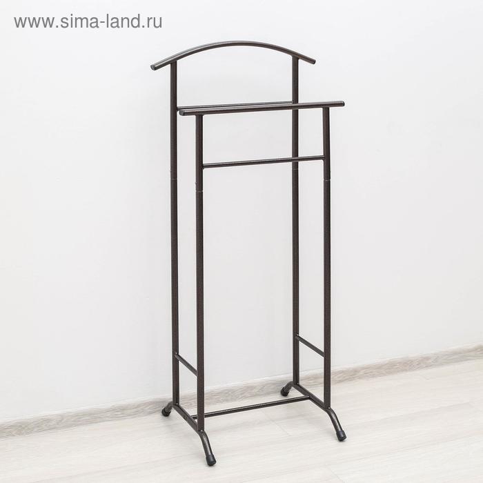 Вешалка костюмная «Стиль», 47×34,8×108 см, цвет медный антик - Фото 1