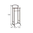 Вешалка костюмная «Стиль», 47×34,8×108 см, цвет медный антик - Фото 5