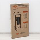 Вешалка костюмная «Стиль», 47×34.8×108 см, чёрная - Фото 3