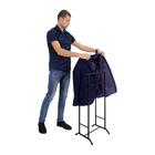 Вешалка костюмная «Стиль», 47×34.8×108 см, чёрная - Фото 7