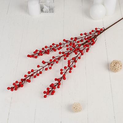 Декор ветка «Веточка калины», 1×75 см