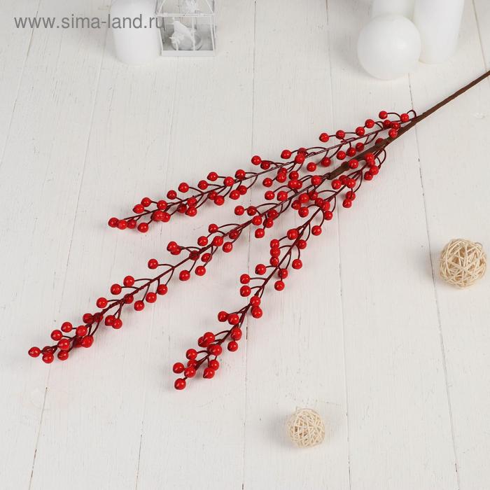 Декор ветка «Веточка калины», 1×75 см - Фото 1