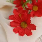 Цветы искусственные "Космея Эвери" 6,5х48 см, красный - Фото 2