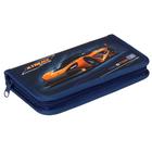 Пенал 1 секция, 110 х 190 мм, покрытие soft-touch, «Оникс», ПКК 03- 6, Auto orange - Фото 2