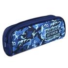 Пенал мягкий, 1 отделение, 80 х 210 х 40 мм, «Оникс», ПМО 21-20, «Милитари синий» - Фото 1