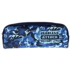 Пенал мягкий, 1 отделение, 80 х 210 х 40 мм, «Оникс», ПМО 21-20, «Милитари синий» - Фото 2