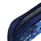 Пенал мягкий, 1 отделение, 80 х 210 х 40 мм, «Оникс», ПМО 21-20, «Милитари синий» - Фото 3