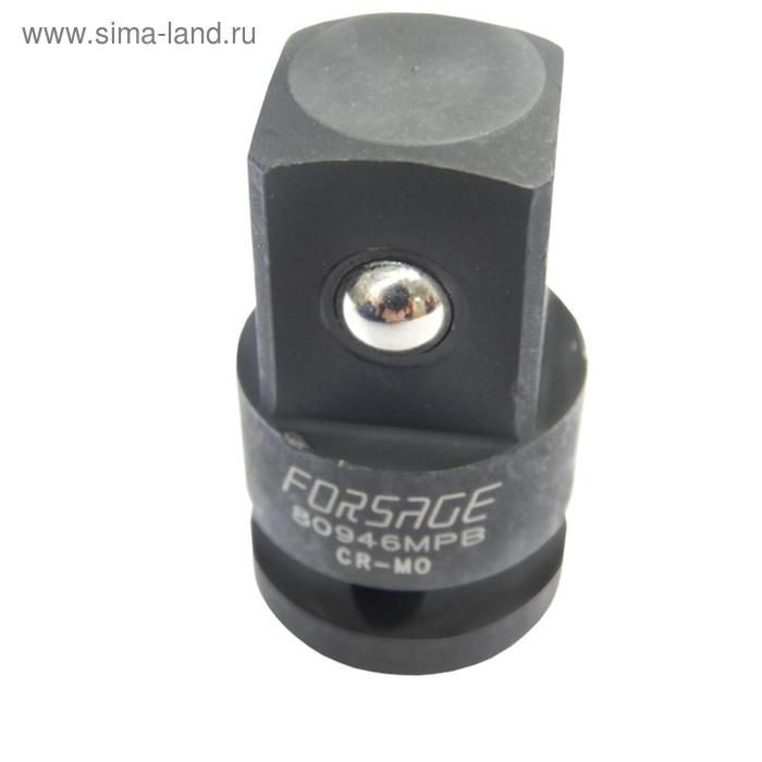 Адаптер ударный Forsage F-80946MPB, 1/2"(F)х3/4"(M) - Фото 1