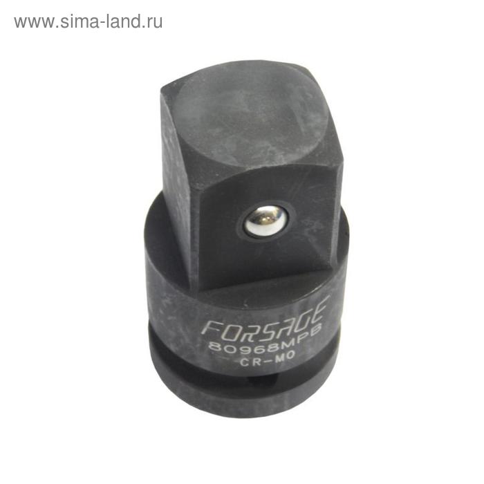 Адаптер ударный Forsage F-80968MPB, 3/4"(F)х1"(M) - Фото 1