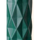 Ваза керамическая "Поли", настольная, зеленый, муар, 40 см 5426633