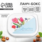 Ланч - бокс прямоугольный «Расцветай», 150 мл - Фото 1