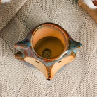 Декоративный горшок для цветов «Лисёнок Фред», керамический, 200 мл, 9×8.5×10 см, голубой 5274435