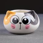 Декоративный горшок для цветов «Котёнок», 200 мл, 8.7×5.8×6 см, керамика, МИКС, Greengo - Фото 13