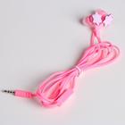 Новогодние, проводные наушники «Врывайся в Новый Год», с микрофоном, 1,2 м - фото 51298204