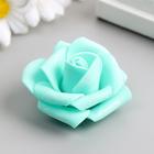 Розочка из фоамирана, изумрудный d-4 см (комплект 20 шт) - фото 27330965