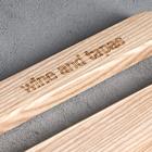 Доска для подачи сыра и вина, 28×28×2 см, массив ясеня - Фото 4