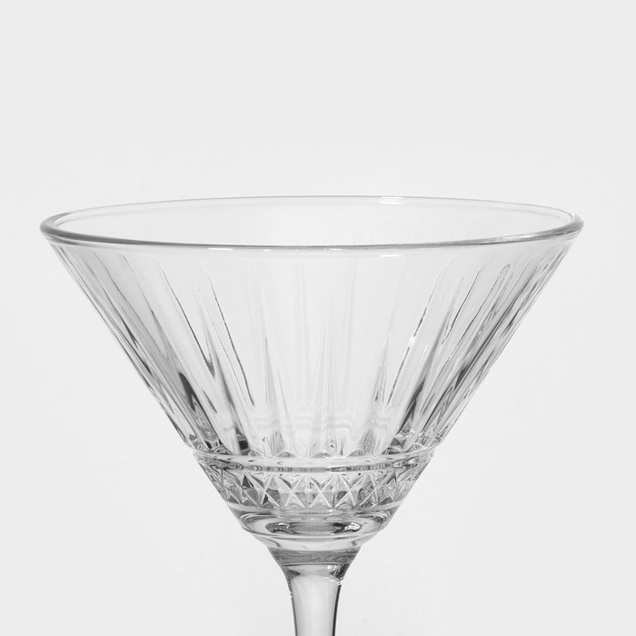 Набор стеклянных бокалов для мартини Elysia, 220 мл, 4 шт - фото 1927613805