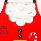 Набор фартук и шапка повара Этель Little santa 46*60 см, 100% хлопок - Фото 3