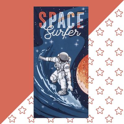 Полотенце пляжное «Этель» Space surfer, 70×140 см, хлопок 100%
