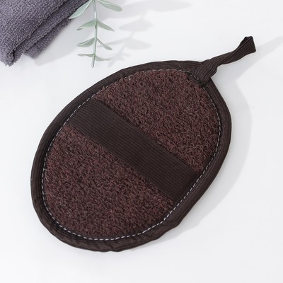 Спонж «Хлопок и джут», 12×14 см, МИКС