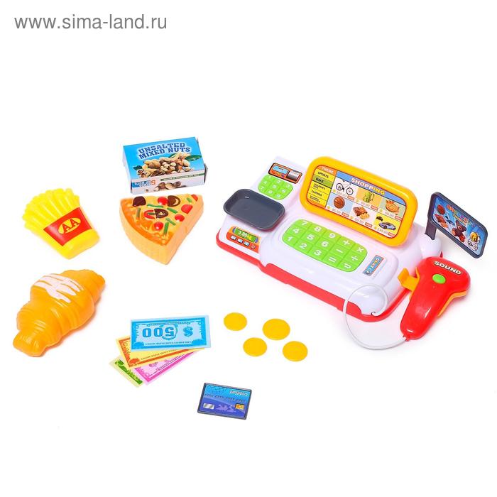 Игровой набор «Касса» с аксессуарами, звук - Фото 1