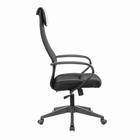 Кресло офисное BRABIX PREMIUM "Stalker EX-608 PL", ткань-сетка/кожзам, черное, 532090 - Фото 2