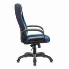 Кресло игровое BRABIX PREMIUM "Rapid GM-102", экокожа/ткань, черное/синее, 532106 - Фото 2
