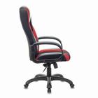 Кресло игровое BRABIX PREMIUM "Rapid GM-102", экокожа/ткань, черное/красное, 532107 - Фото 2