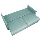 Диван прямой «Матис» с подлокотниками, спальное место 1300×1950 мм, ткань рогожка, цвет azure - Фото 3