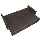 Диван прямой «Матис» с подлокотниками, спальное место 1300×1950 мм, ткань рогожка, цвет coffee - Фото 3