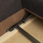 Диван прямой «Матис» с подлокотниками, спальное место 1300×1950 мм, ткань рогожка, цвет coffee - Фото 5