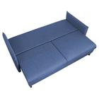 Диван прямой «Матис» с подлокотниками, спальное место 1300×1950 мм, ткань рогожка, цвет ocean - Фото 3